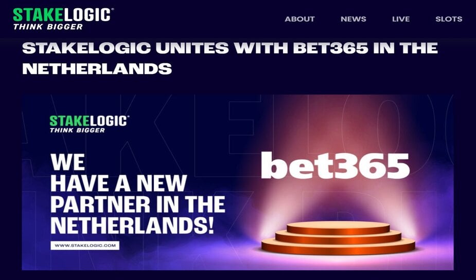Stakelogic Bet365