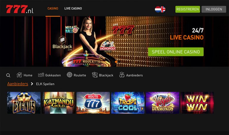 Casino 777 gaat de samenwerking aan met ELK Studios