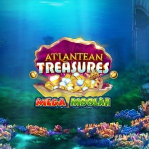 Atlantean treasures mega moolah logo