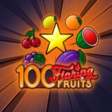 100 flaring fruits logo