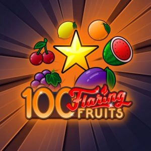 100 flaring fruits logo