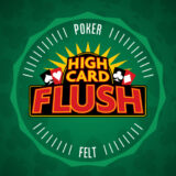 High card flush logo