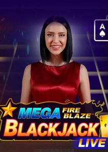 Mega fire blaze blackjack logo