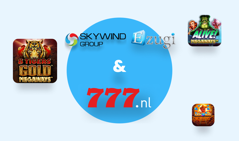 Dream Spellen van Ezugi en Skywind beschikbaar bij het Casino777