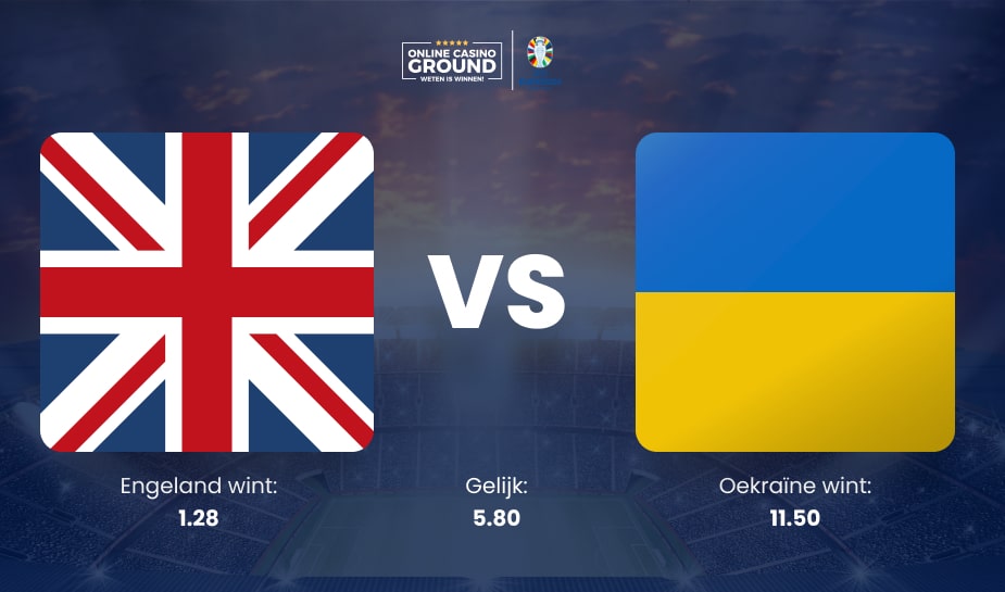 Engeland treft Oekraïne in de ek-kwalificatie