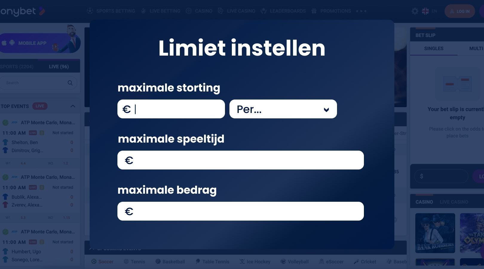 Limieten bepalen