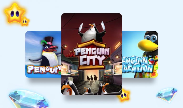 Wereld Pinguïn Dag- kansspelen met een pinguïnthema
