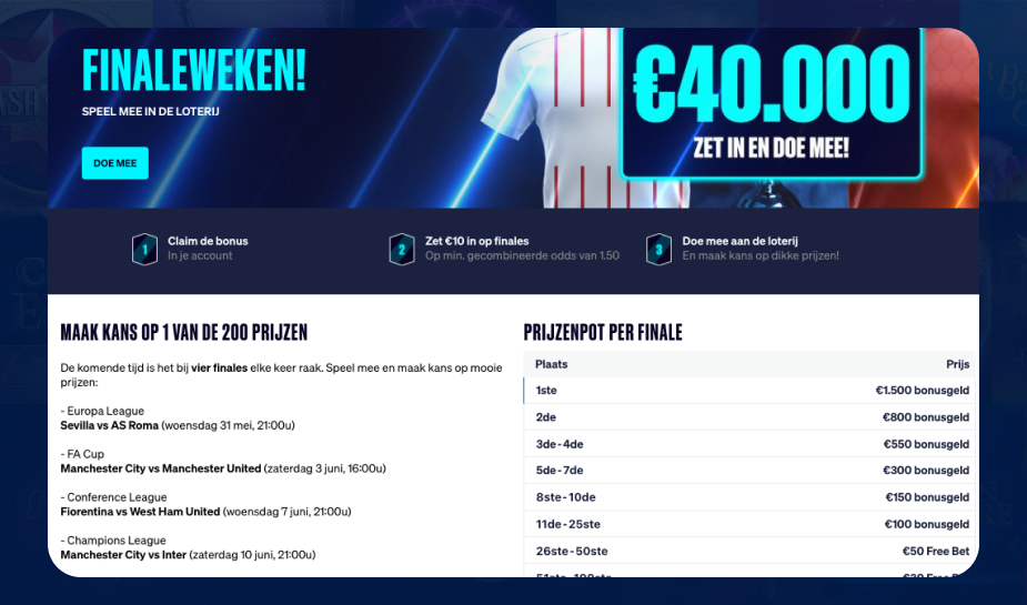 BetCity.nl presenteert de Finaleweken Loterijen