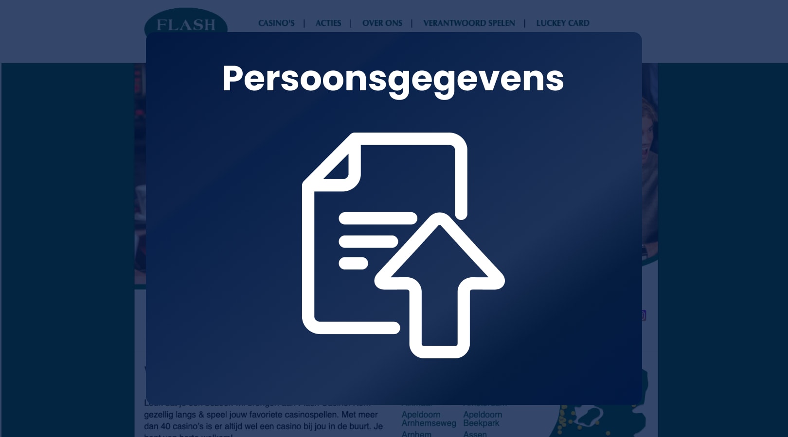 Aanvullen persoonsgegevens 