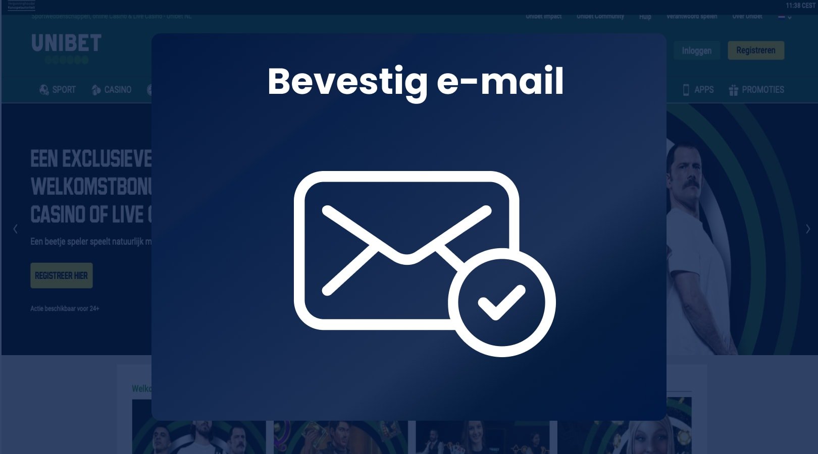 Bevestigen van het e-mailadres 