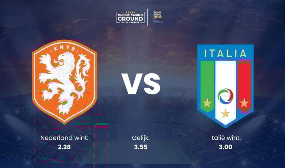 Nederland ontvangt Italië in de UEFA Nations League troostfinale
