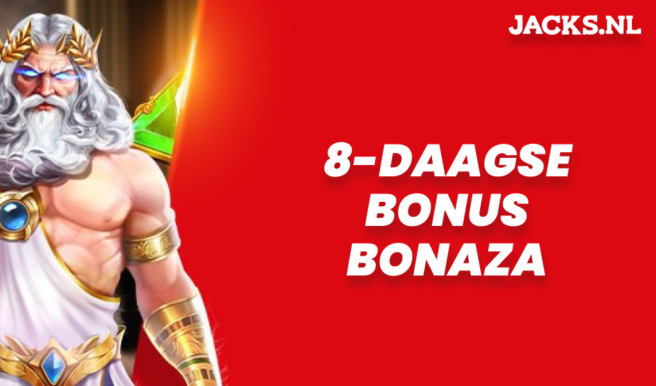 Jacks nl presenteert de 8 daagse bonus bonanza