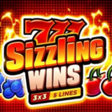 777 sizzling wins logo