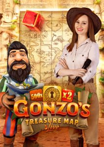 Gonzo treasure map logo