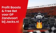 Profit Boosts & Free Bet voor GP Zandvoort bij Jacks