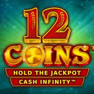 12 coins hold the jackpot cash infinity logo 510