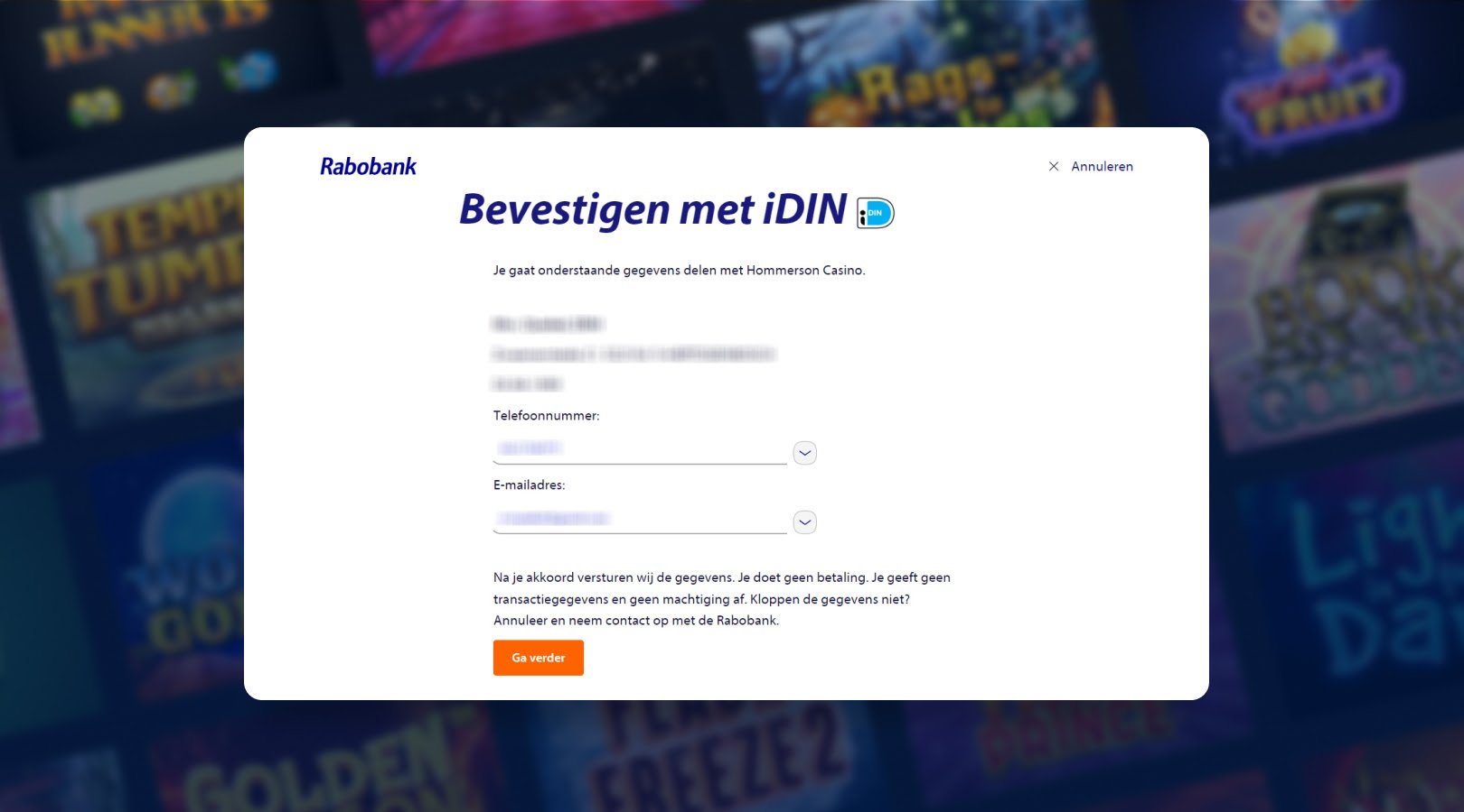 iDin registratie