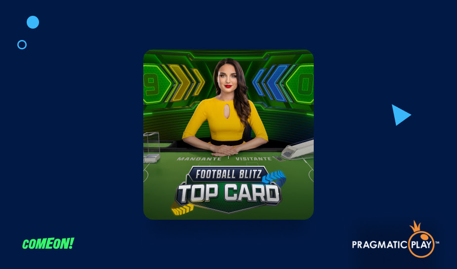 Football Blitz Top Card nieuw spel bij ComeOn