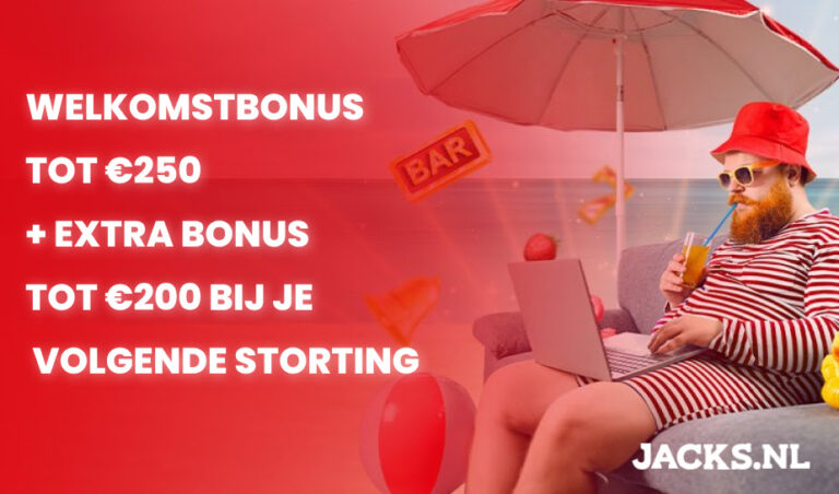 JACKS.NL past welkomstbonus aan