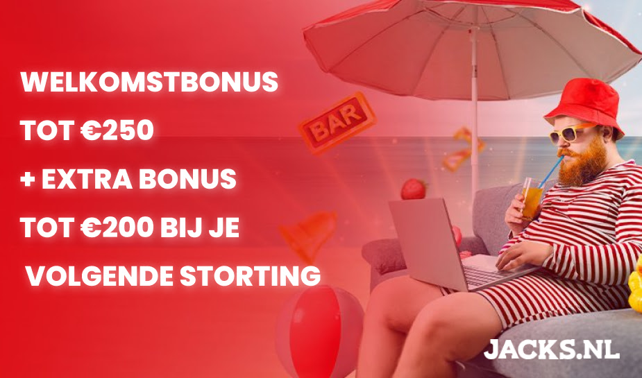 JACKS.NL past welkomstbonus aan