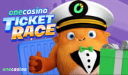 OneCasino Ticket Race promotie met jackpot prijzen en gratis spins