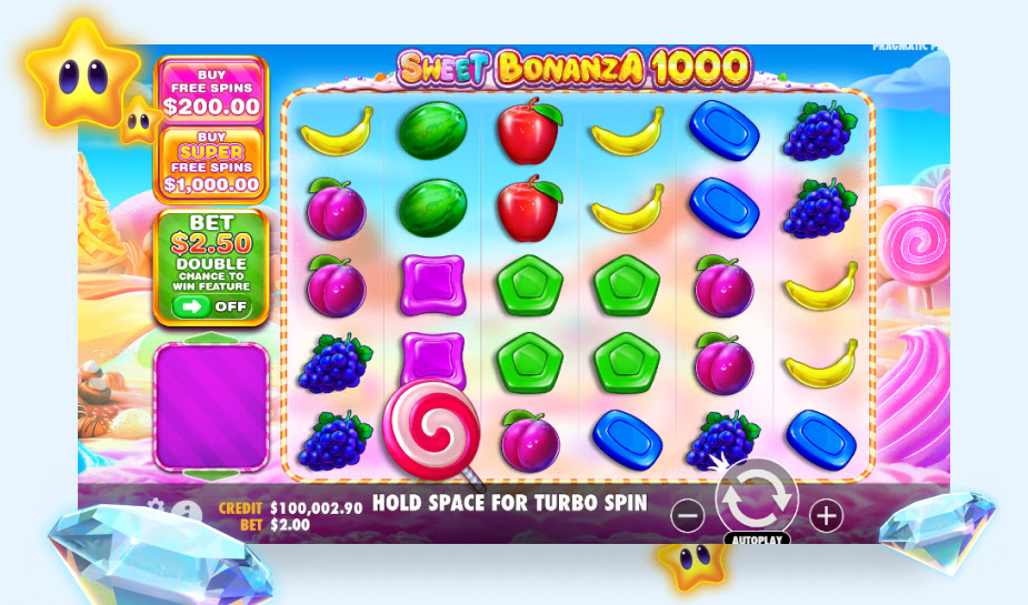 Sweet Bonanza 1000  rintscreen