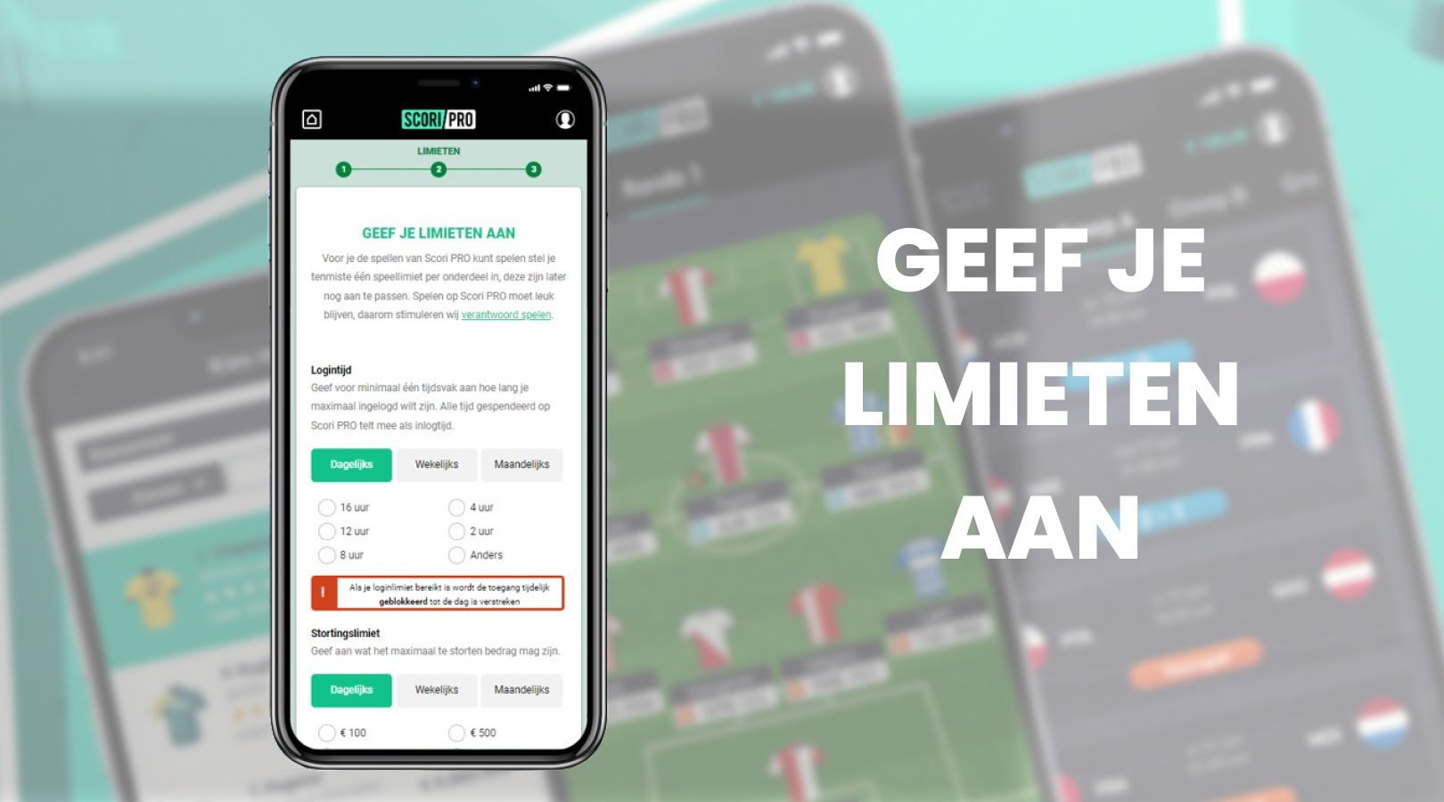 Limieten instellen