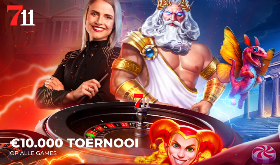 711 Casino toernooi met € 10.000 prijzenpot