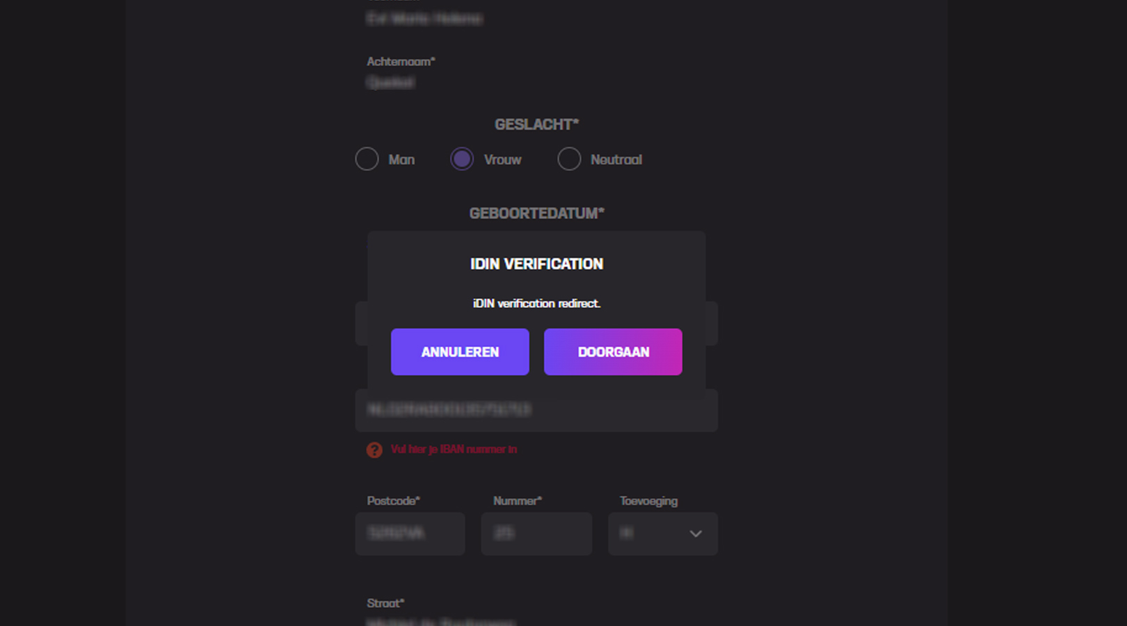 iDIN verificatie
