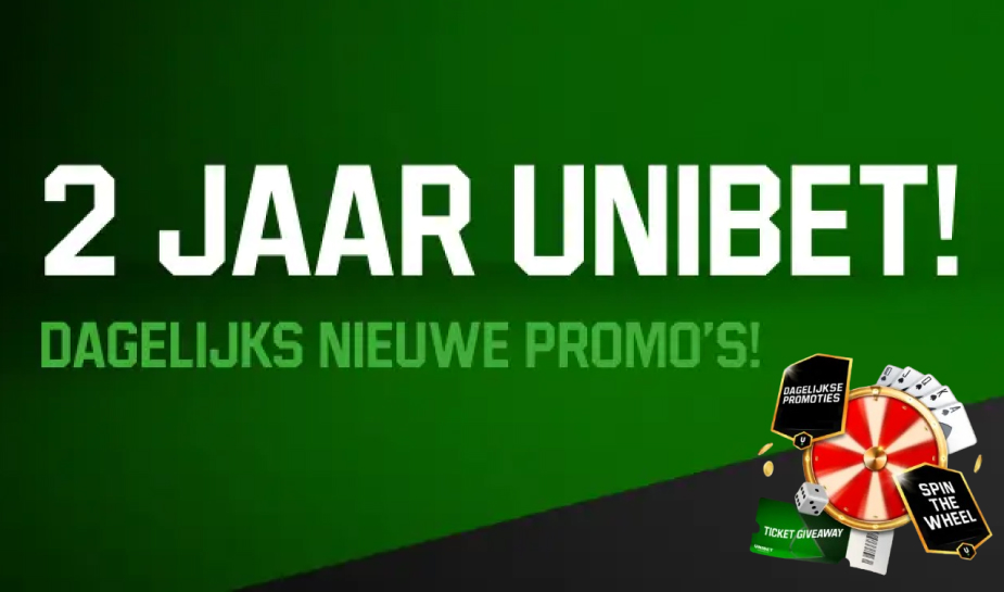 unibet bestaat 2 jaar