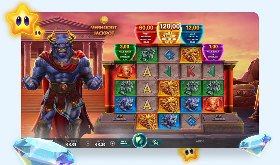 Printscreen Ancient Fortunes Minotaur Rising
