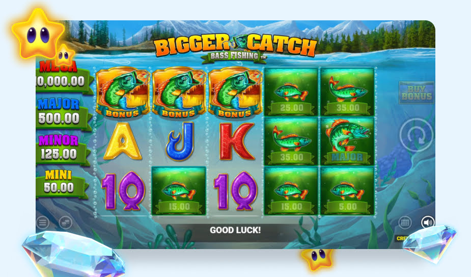 Printscreen Bigger Catch Bass Fishing