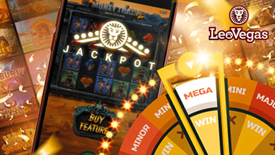 Leojackpot van LeoVegas logo