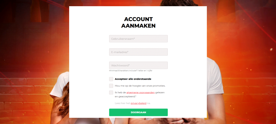 Aanmelden voor het toernooi