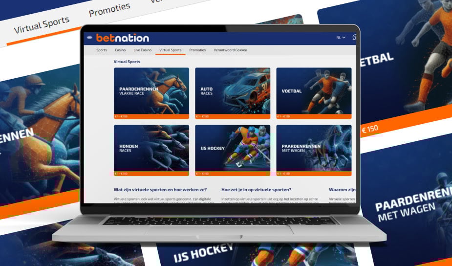 Betnation neemt virtuele sporten op in spelaanbod