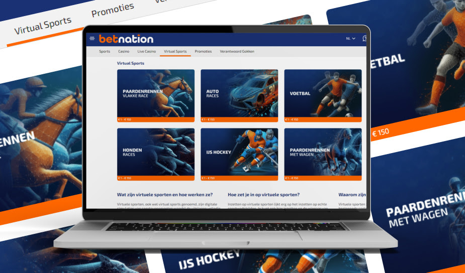 Betnation neemt virtuele sporten op in spelaanbod
