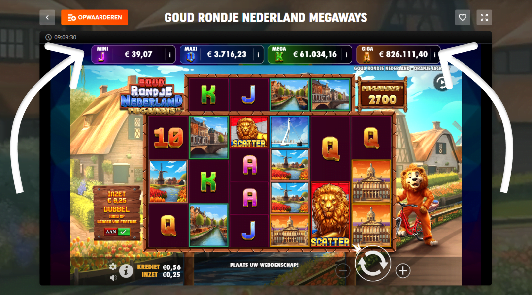 Stap 4. Kans op de Oranje Jackpot