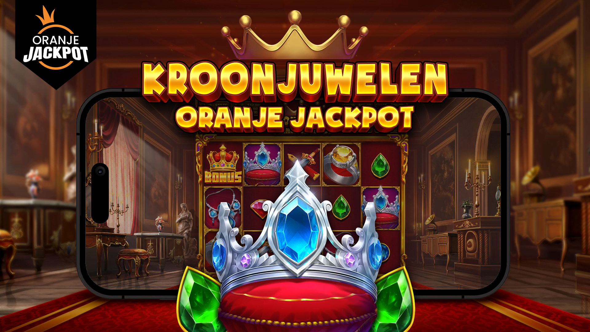 Kroonjuwelen Oranje Jackpot afbeelding banner