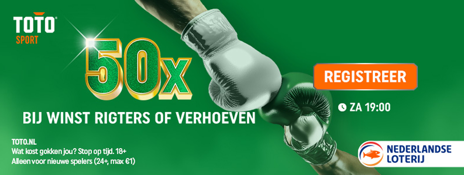 oddsboost toto rico verhoeven levi rigters