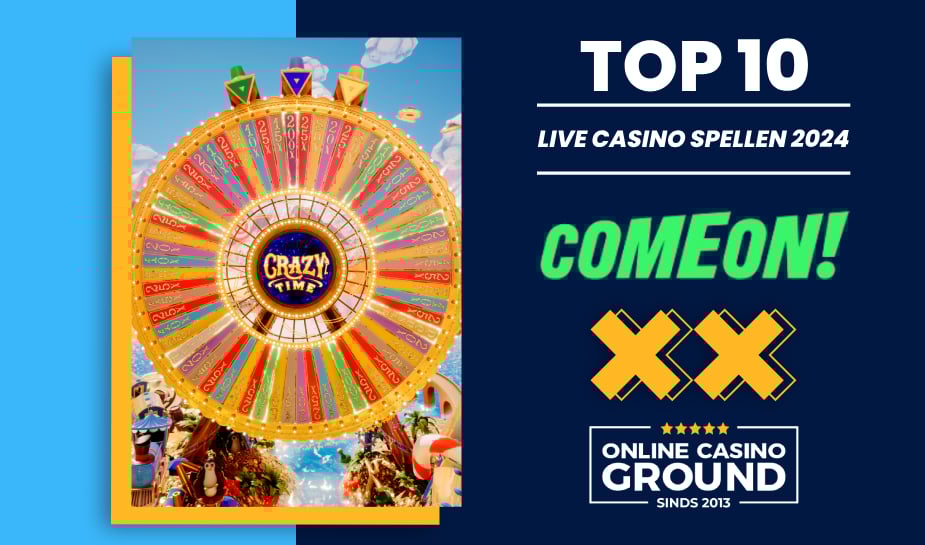 Top 10 live spellen ComeOn