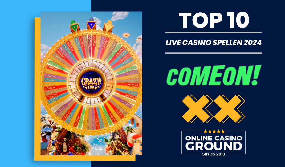 Top 10 live spellen ComeOn