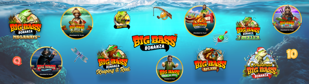 BIg Bass Bonanza verschillende spellen logo