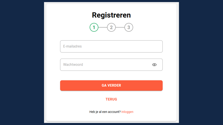 Registreren bij een goksite