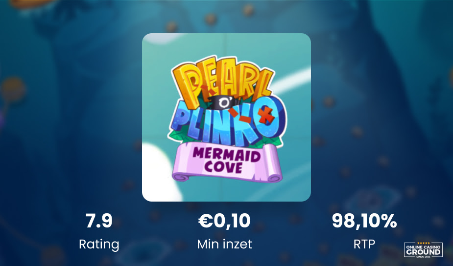 Pearl o Plinko Mermaid Cove - Game of the Month details logo