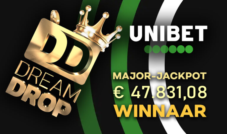 unibet dream drop major jackpot