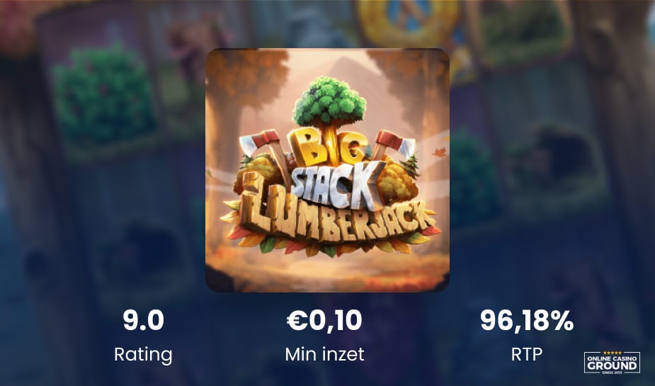 Big Stack Lumberjack Game of the Month logo details