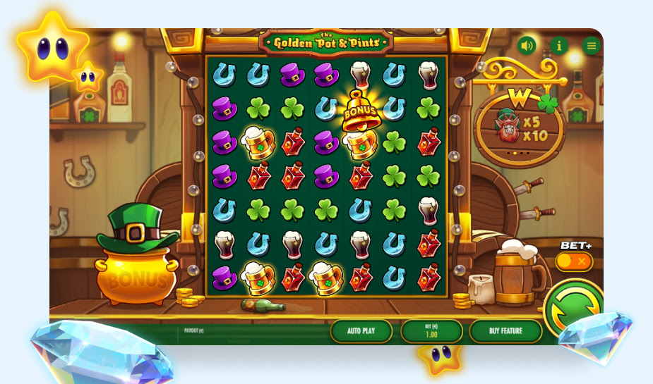 The Golden Pot and Pints logo printscreen