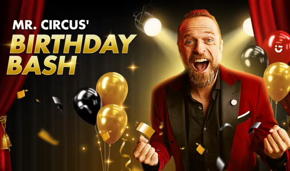 Mr. Circus viert feest en jij bent uitgenodigd