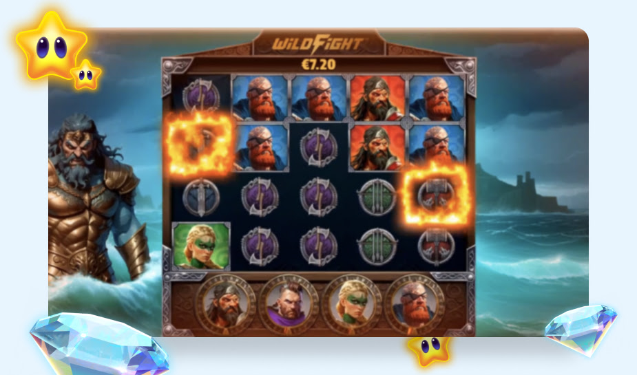 Vikings go to Olympus logo printscreen