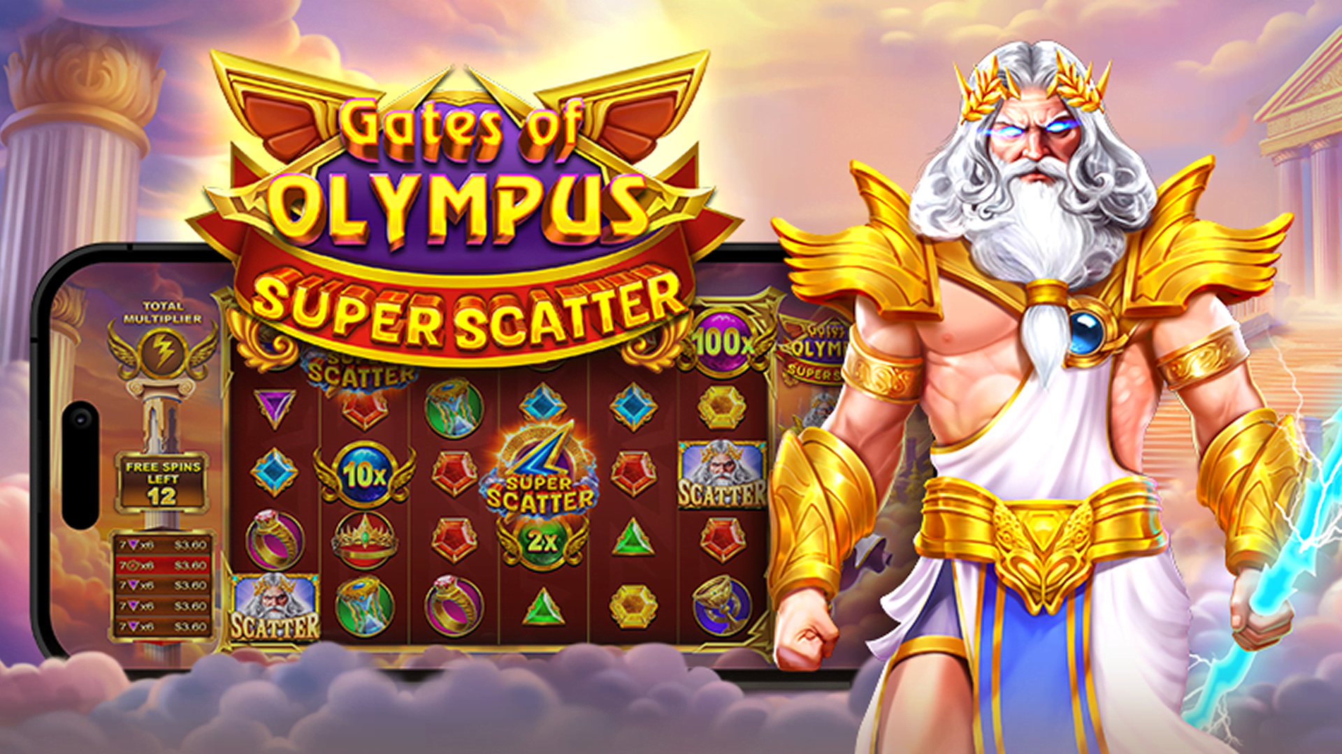 Gates of Olympus Super Scatter afbeelding desktop